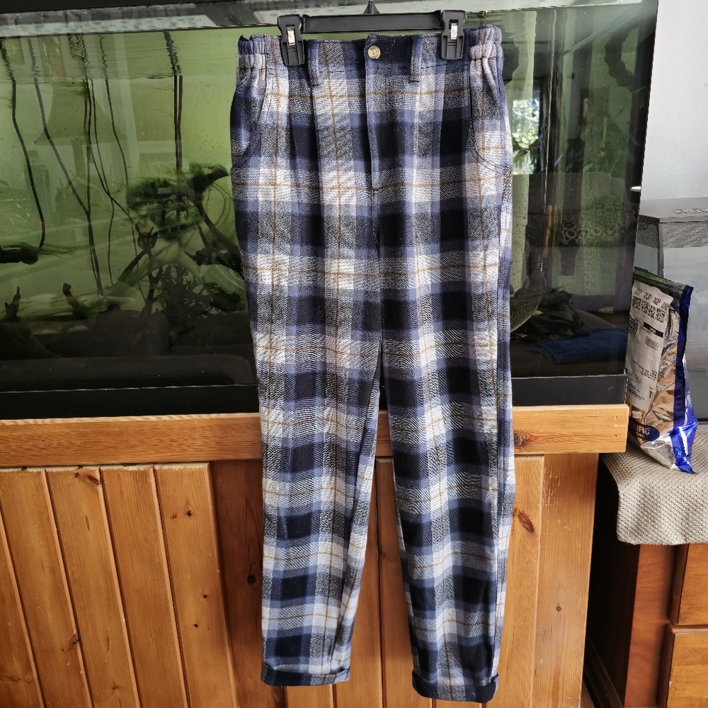 🩵 B2G1 EUC flannel pants with pockets